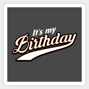 Birthday Bday Typography Gift For Birthday Celebrants Sticker